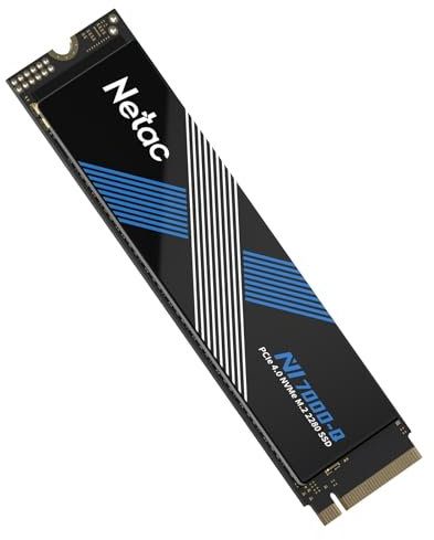 Netac NV7000-Q 1TB PCIe 4.0 Nvme SSD 1TB Up to 7100MB/s Internal Solid State Drive for Computer Gamer PS4