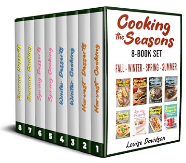 Cooking the Seasons - 8-Book Set - Fall, Winter, Spring, Summer (Seasonal Recipe Books)