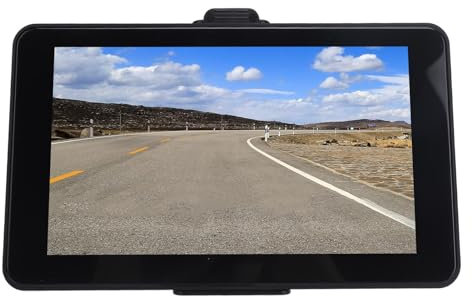 Tbest Navegador GPS con Pantalla Táctil, de Navegación Dual de Pantalla Grande para Automóvil, Camión, Autobús, Transmisión FM, Recordatorio de Voz, Navegación GPS Portátil