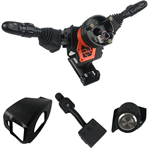 Obokidly Upgraded Version Simulator Lenkrad Blinker Wischer Schalter für Logitech G27/G29/G920/G923/Thrustmaster T300RS/Simagic,Olny Wischer Schalter PC (PC For G27/G29/G920 With Cover)