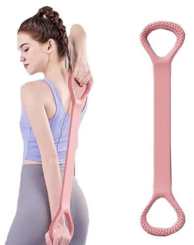 Yoga Resistance Band Stretch Bands for Exercise, Stretch Strap for Arm Shoulder Back Chest Stretching, Elastic Yoga Rope Stretching Bands for Women Physical Therapy