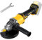 Cordless Angle Grinder for Dewalt 18V/20V Battery, 125mm 10000RPM Brushless Grinding Tool with M14 Shaft, 3-Speed Battery Grinder for Cutting, Grinding and Polishing (Single)