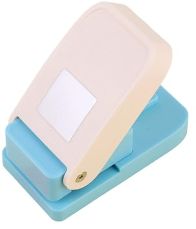Oshhni Herramienta de Grabado en Relieve para Papel Artesanal, Separador de, Perforadora de Etiquetas, Perforadora de Papel para Cuaderno, Cuadrado