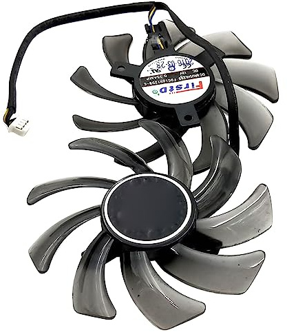 Mekalero 2 ventiladores de refrigeración de tarjeta gráfica FDC10H12D9-C de 85 mm de 4 pines para 1070 1070 TI 8G 1060 1080 enfriador de tarjetas de video