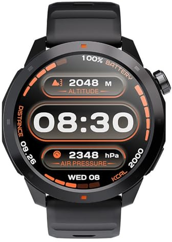Tomvorks Smart Watch Altimetro Barometro con GPS Integrato per il Monitoraggio del Fitness, Adatto Agli Amanti dello Sport (#1)