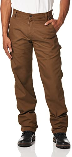 Dickies Mens Tough Max Duck Carpenter Pants, Stonewashed Timber, 34W x 32L US