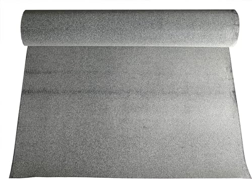 Gartenpirat Bitumen Dachpappe R333 schwarz 1 Rolle 10 m² Bitumenbahn zur Dacheindeckung Dachbahn inkl. 100 Stück Dachpappnägel verzinkt 3x15 mm