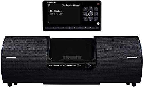 SiriusXM SXSD2 Portable Speaker Dock Audio System & SiriusXM SXEZR1V1 Onyx EZR Satellite Radio with Vehicle Kit with Get 3 Free Months Service with Subscription (Bundle)