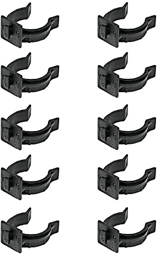 bricoleva.it Universal-Sockelhaken für Küche, Sockelleisten, Sockelleisten, Küche (ABS, 10 Stück)