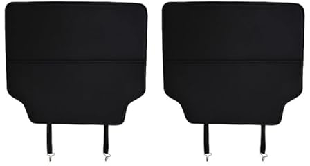 ZAPORA 2 Stück Auto Rücksitz Anti Kick Pad für Mercedes-EQ EQA EQB EQC EQS 300 350 400 580 450 Auto Sitz Wasserdicht Rückenlehnenschutz Kick Matte Anti-Schmutzig Rücksitzschoner mit Tasche,A