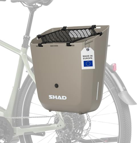 SHAD Bikes - Alforjas Bicicleta rígidas 20L Fixed Mount | Alforjas para Bicicleta Trasera fijas KLICKfix Korbfix | Alforja Bicicleta Resistente al Agua | Maleta Bicicleta Urbana de Polipropileno