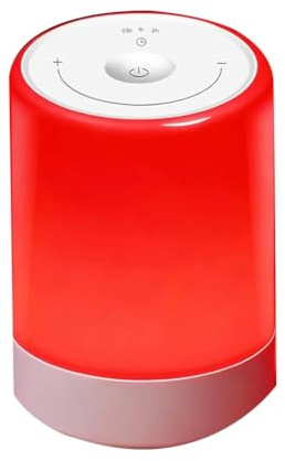 Wisyurt - Función para dormir y lámpara de luz diurna, terapia con luz roja para dormir, luces nocturnas rojas con longitud de onda de 670 nm, tipo táctil