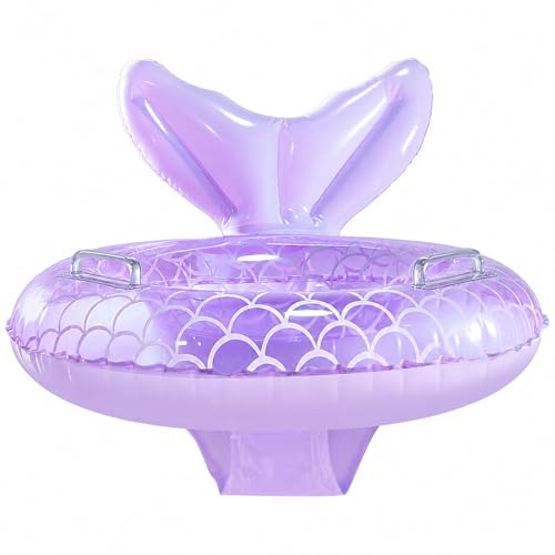 Baby pool flottör baby flytande strand nödvändigheter vattenleksaker för småbarn 1–3 uppblåsbar simbassäng flyter småbarn flytande barn utomhus simma leksaker sjöjungfru spädbarn flyter nyfödd gåvor