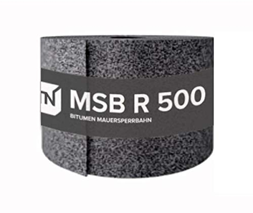 Bitumen Mauersperrbahn MSB 11,5 cm x 10 m - für die waagerechte Abdichtung in oder unter Wänden