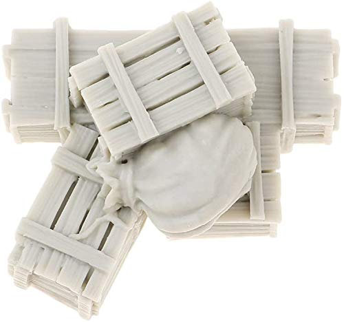 Maßstab 1:35 Kunstharz-Kits, unlackierte Kisten, Taschenmodell für Heimwerker, Miniatur, Kriegsspiel, Diorama-Zubehör