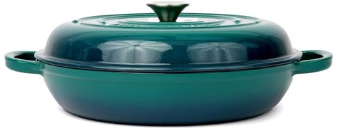 Larder & Vine Enameled Cast Iron Braiser | 3.6QT (Bondi)