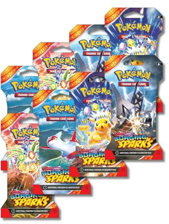 Pokemon Surging Sparks Sleeved Eight (8) Booster Packs
