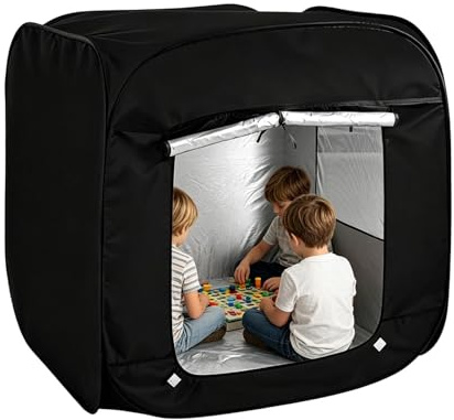 Acunny Tente De Jeu Sensoriel,Tanière Imperméable Portable Pliable - Tente Obscurcissante pour Autisme - pour Chambre à Coucher Pièce Maison Sommeil Camping Extérieur Jardin Voyage Lecture