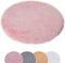 SXYHKJ Peau de Lapin Artificielle synthétique,Cozy Sensation comme véritable Laine Tapis en Fourrure synthétique, Man-Made Laine Tapis de Canapé Coussin (Rose, 45x45cm)
