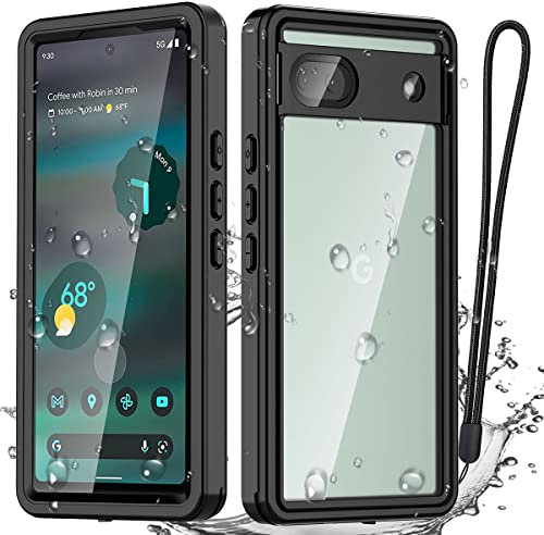 AICase wasserdichte Hülle für Google Pixel 6A 5G (6,1 Zoll) Schneefest,Staubdicht und Stoßfest,IP68 zertifizierter Ganzkörperschutz Vollständig versiegelte Unterwasserschutzhülle für Google Pixel 6A