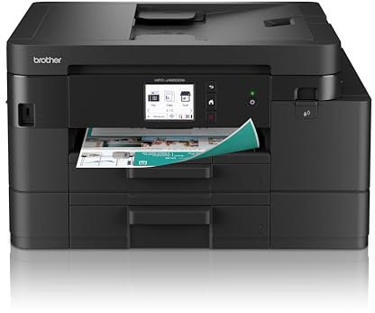Brother MFCJ4550DW Impresora Multifunción de Tinta, LAN, WiFi, WiFi Direct con Altas Prestaciones, Dúplex y Gran Capacidad de Papel, Negro