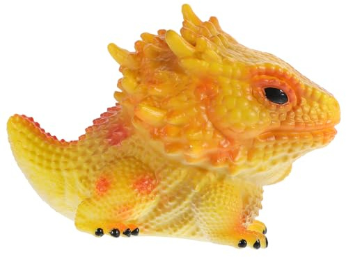 Mikinona Figura Lucertola Realistica in Materiale Durevole Giocattolo Animale Vero per Decorazione Giardino e Bonsai Riproduzione Reptile Vividamente Sicuro e Resistente