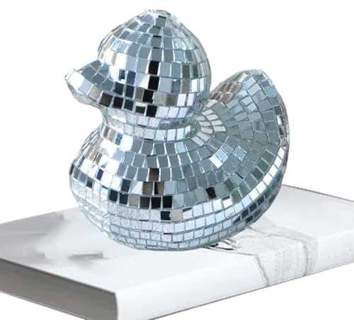 con palla da discoteca - Topper per torta con palla da discoteca, accento dessert con a specchio | Decorazione di pasticceria riflettente per centrotavola di novità in mosaico
