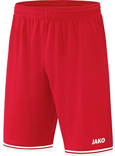 JAKO Herren Shorts Center 2.0, Sportrot/Weiß, M