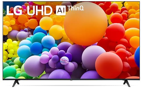 LG 55-Inch Class UT75 Series LED Smart TV 4K Processor Flat Screen AI-Powered with Alexa Built-in (55UT7570PUB, 2024)