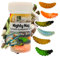 Zite Fishing Mighty Mag Mix 12 STK - Bienenmaden Imitat Forellenköder 2,8cm – Gummiköder Forellen-Angeln - Phthalatfrei mit Aroma (Allround Knoblauch)