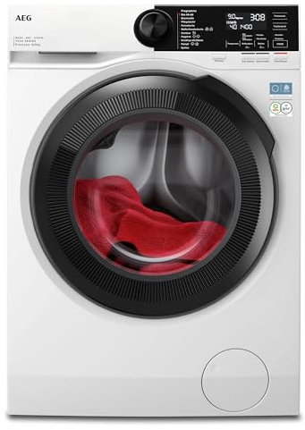 AEG Waschtrockner, 10 kg Waschen, 6 kg Trocknen, Serie 7000 ProSteam - Dampf-Programm–Weniger Bügeln & mehr Frische, NonStop 1kg-in-1h, Mengenautomatik, Inverter Motor, 1600 U/min, LWR7F65605