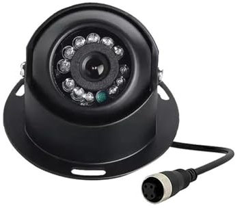 Telecamera la visione posteriore Telecamera di retromarcia a cupola AHD 1080P resistente con visione notturna Telecamere di backup con montaggio universale per camion, per camper, rimorchi(Nero,Camera