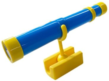 Fenteer Kids Playground Toy Telescope Toy for Playhouse Climbing Frame Outdoor Game Backyard Playset Accessory Fully Retractable Pirate Telescope for Boys Girls Kids Ages 3+, Blue