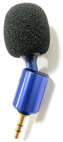 Hattba Micrófono direccional flexible para creadores de video, conecta y reproduce con cancelación de ruido, micrófono de cámara en miniatura de 3,5 mm