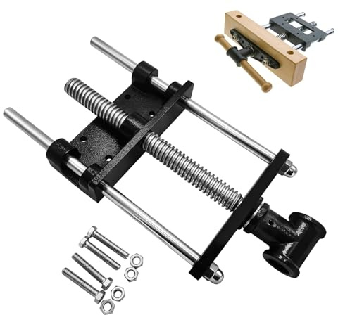 Vorderzange 7''/180mm, Schraubstock für Hobelbank, Heavy Duty Tischschraubstock, Holzschraubstock Metallschraubstock für Holzbearbeitung