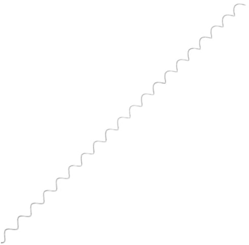 Lot de 24 Spirales de Gabion, Connecteur Spirale Accessoires pour Gabion 24 pcs Acier galvanisé 100 cm
