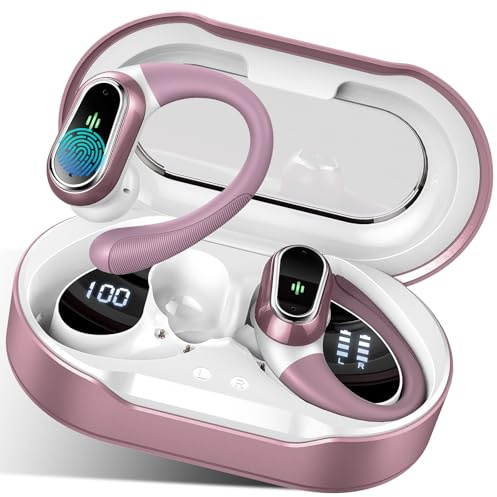 Rolosar Auriculares Inalámbricos Bluetooth Deportivos 5.4 HiFi Estéreo