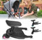 Vihir Mini Buggy Board con asiento Cochecito para el Segundo niño, Pedal Auxiliar Conector extraíble Asiento, Accesorio para niños de 2 a 6 años compatible