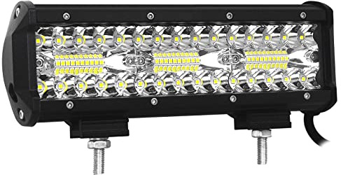 Willpower 9 inch 23cm 180W LED Light Bar Spot Flood Combo Beam 12V 24V Driving Off Road Lights Waterproof Work Fog Lamps for 4X4 Offroad Truck Car ATV SUV Vehicle Boat Light