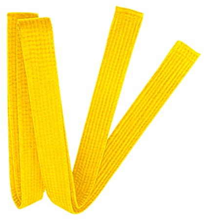 Hithop 8.6ft Long Soft Belt for Martial Arts Karate Taekwondo Judo (Yellow)