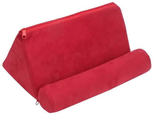 Portable Pillow Tablet Stand Holder Lightweight Bed Rest Cushion Reading, Support for Tablets, Books, Smartphones