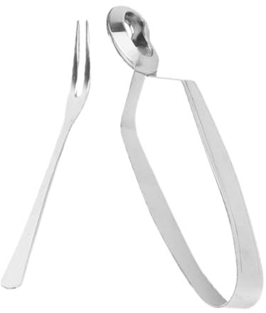 Alipis Schneckenzangen Edelstahl Schneckenwerkzeug Grillklammer Für Küche Schnecken-esswerkzeug Lebensmittelzange Leicht Zu Verstauen Geeignet Für Outdoor-aktivitäten