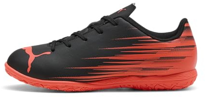 Puma ATTACANTO II IT JR Fußballschuh, schwarz-Leuchtend rot, 3.5 UK