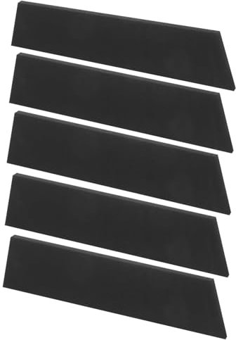 GARVALON 5 Piezas De Repuesto De Escoba De Limpieza, Rascador Y Escobilla De Goma para Limpieza De Ventanas, Equipo De Limpieza De Ventanas, Escobilla De Goma De Limpieza, Pieza De