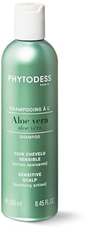 Shampooing à l'Aloe Vera - Soin Cuir Chevelu Sensible 250ml - Action Apaisante, Hydratation et Protection