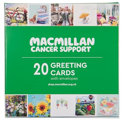 Macmillan Cancer Support Charity Assorted Greetings Cards - 20 pack