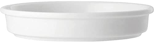 H&H 9487110 Set 6 Stampi per Crema Catalana Porcellana Cm10Xh3 Pasticceria E Cake Design