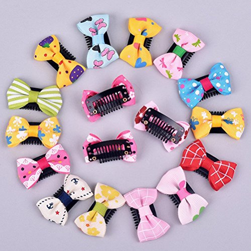cuhair Lot de 10 barrettes à cheveux pour bébé fille