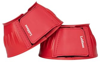 LeMieux Rubber Bell Overreach Horse Boots - Protective Gear and Training Equipment - Equine Boots, Wraps & Accessories - Coral - XX-Large