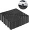 Tcatec 20 Pack Industrie ineinandergreifende Bodenfliesen PVC Garage Fußmatten 40 x 40 cm Modulares ineinandergreifendes Kissen Werkstatt Drainage Matte für Garage, Outdoor, Nassbereich